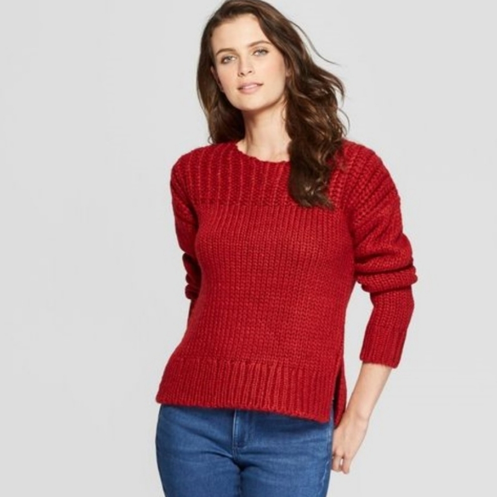 Universal Thread Red Knitted Sweater - image 2